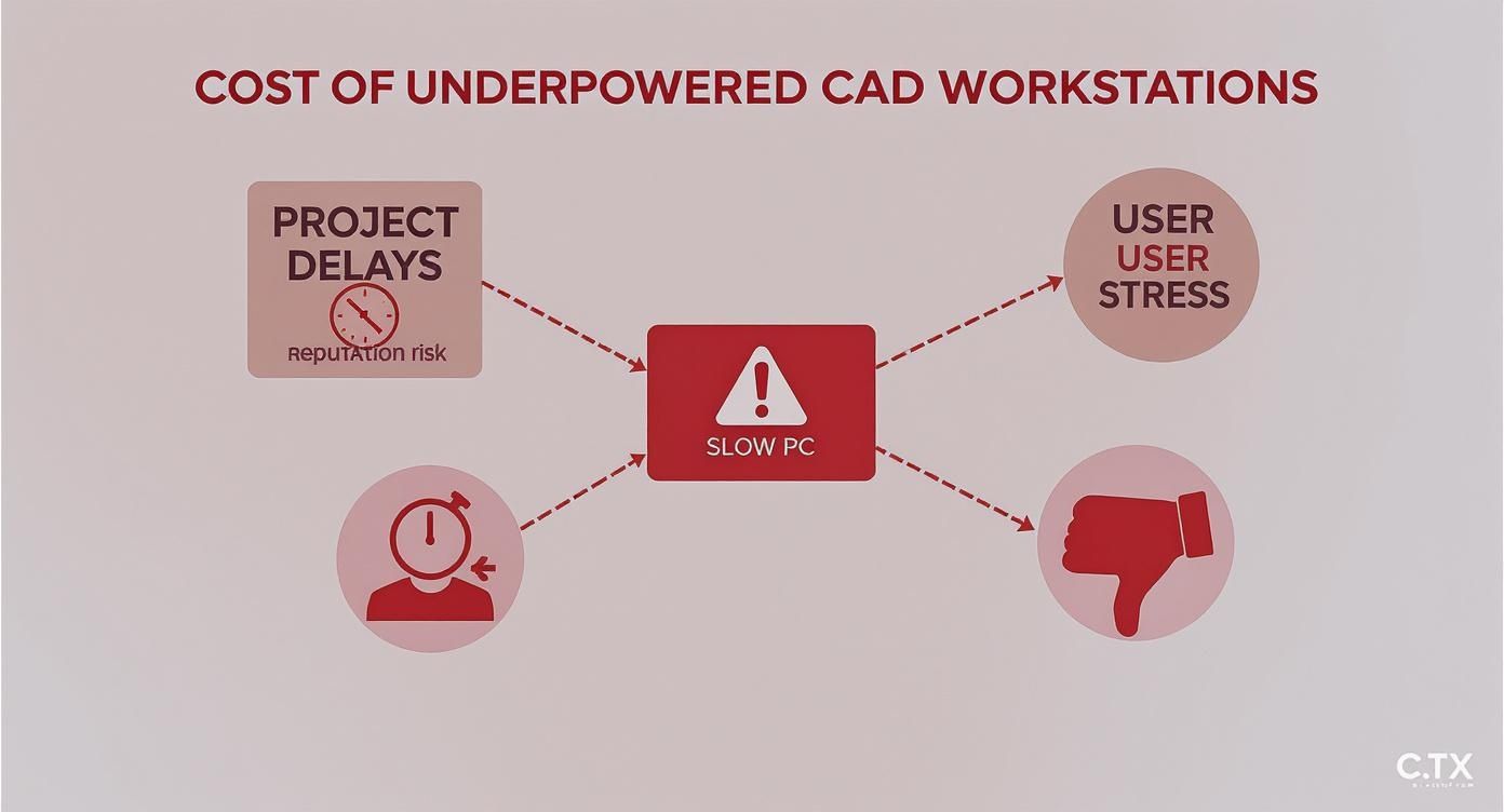 Infographic about cad software system requirements