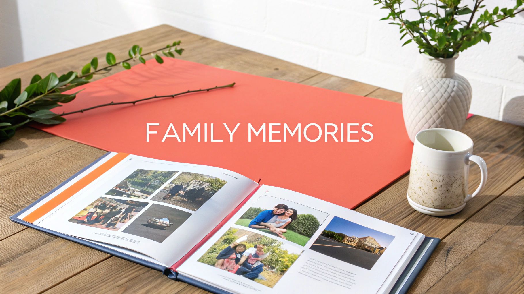 Custom Family Photo Book or Canvas