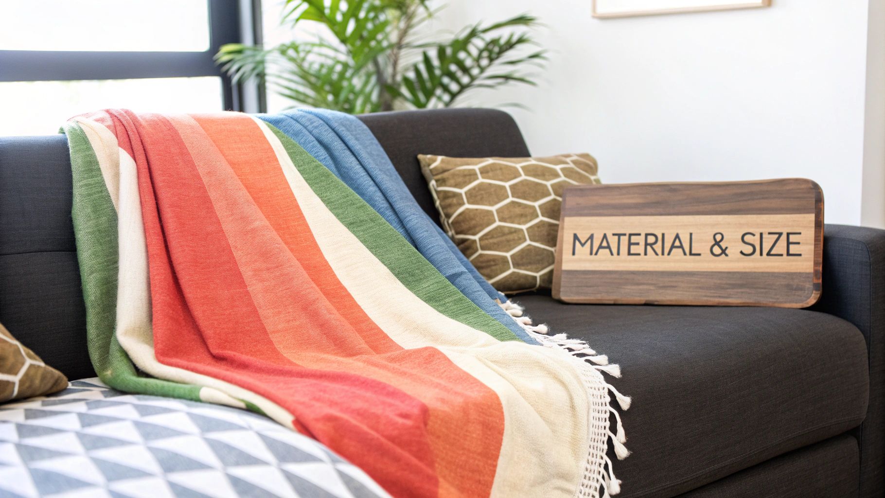 Couple enjoying a cozy custom photo blanket