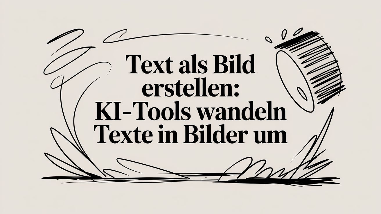 Text als bild erstellen: KI-Tools wandeln Texte in Bilder um