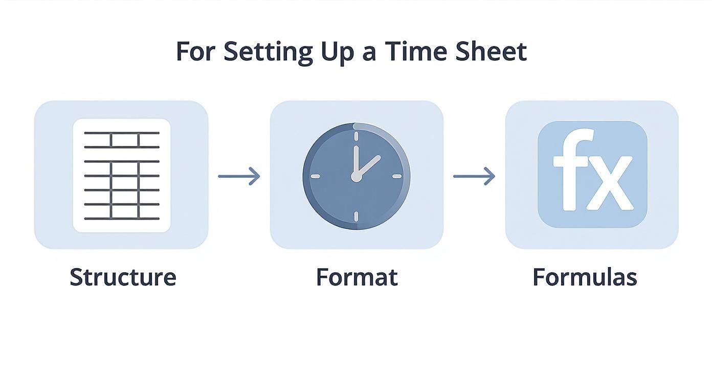 Infographic about timesheet excel formula