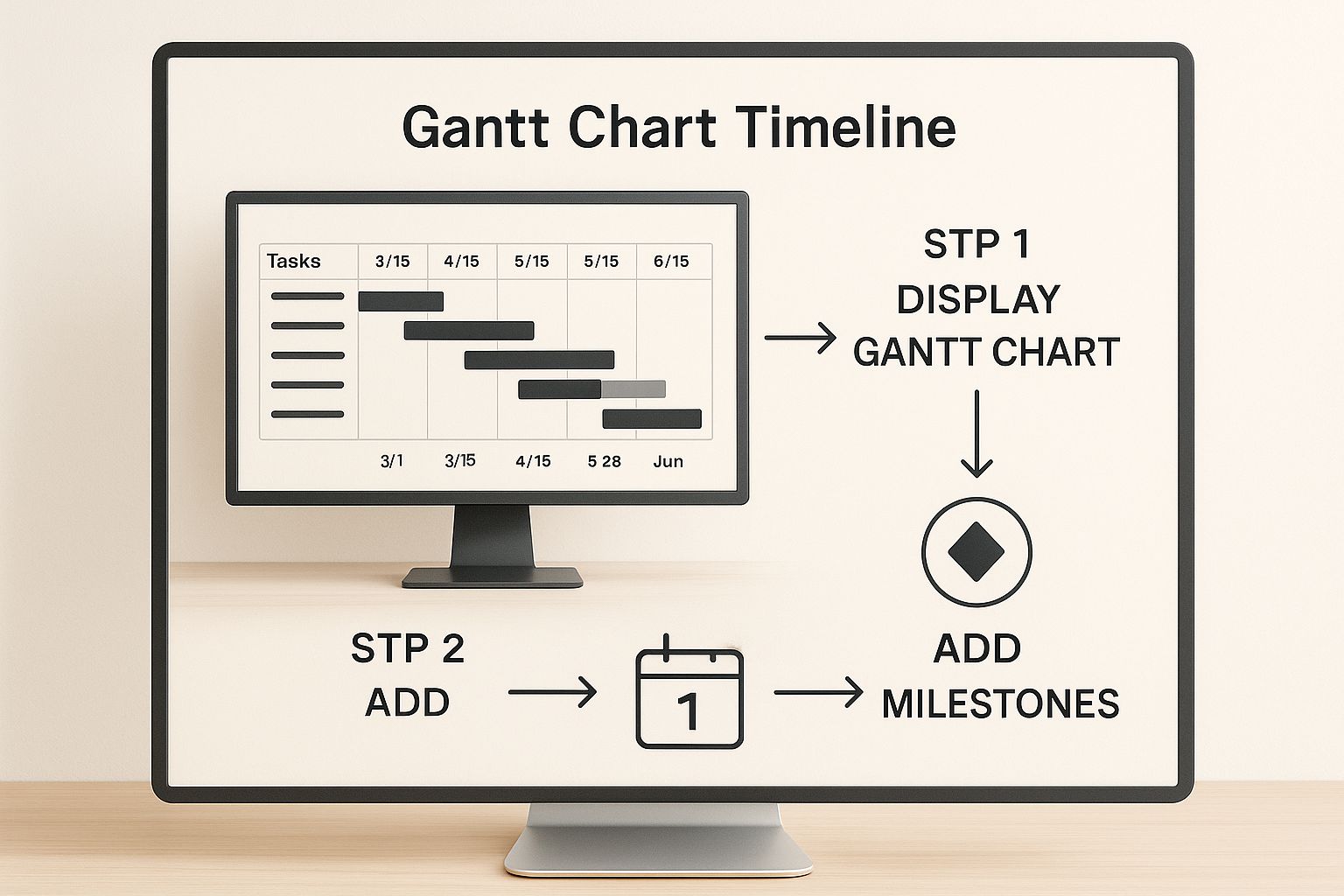 Infographic about how to make project plan