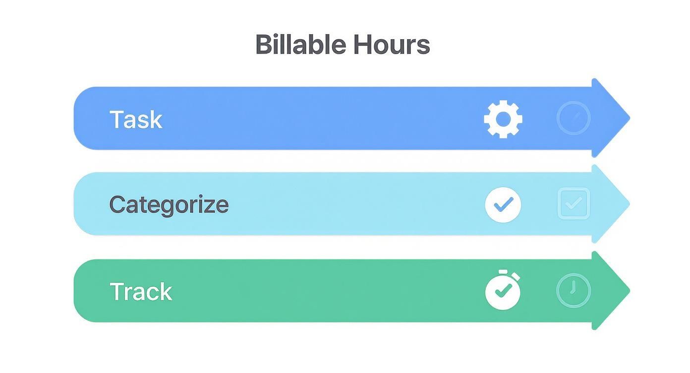 Infographic about calculate billable hours