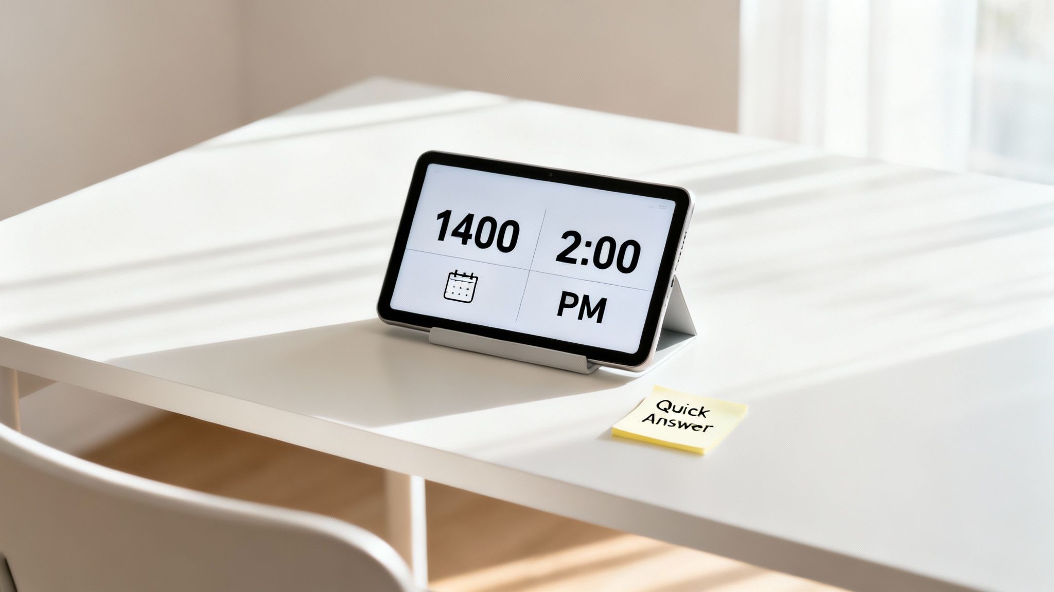 1400 conversion table