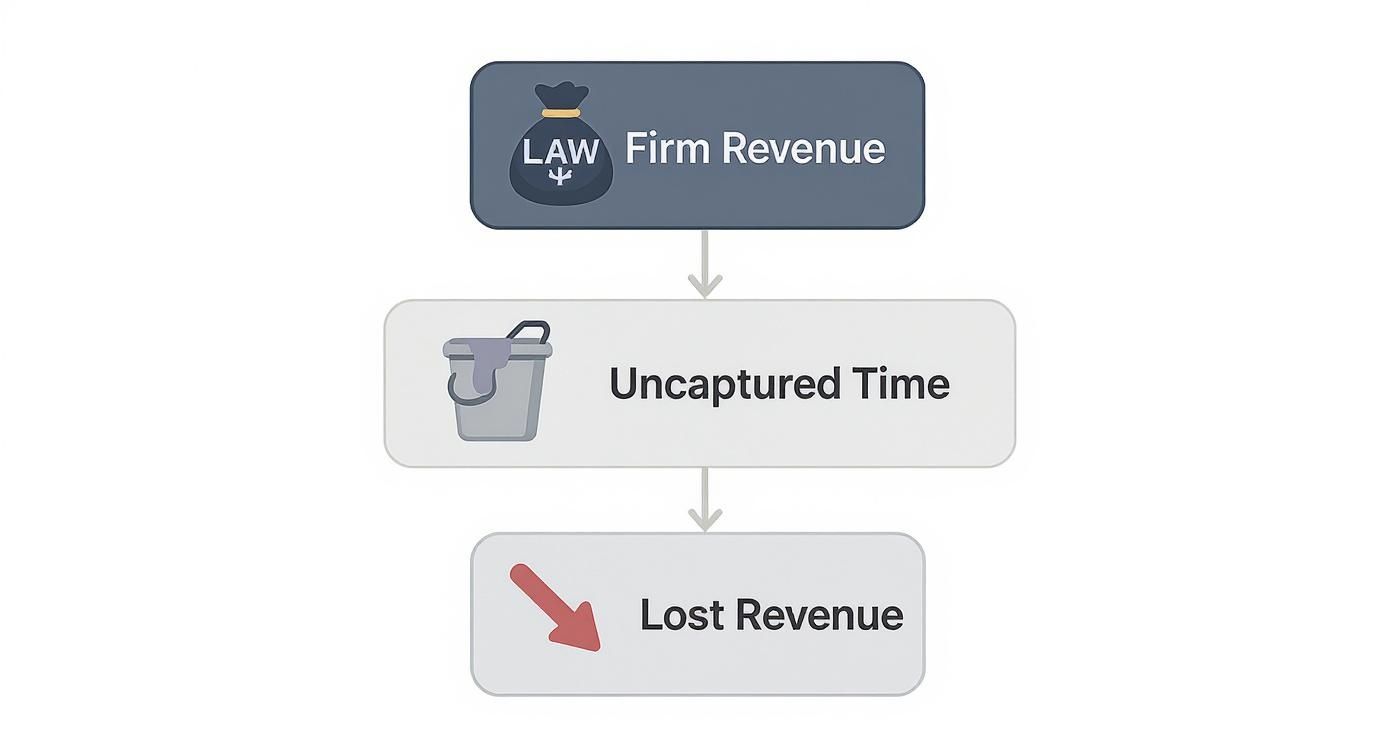 Infographic about time tracking software for lawyers