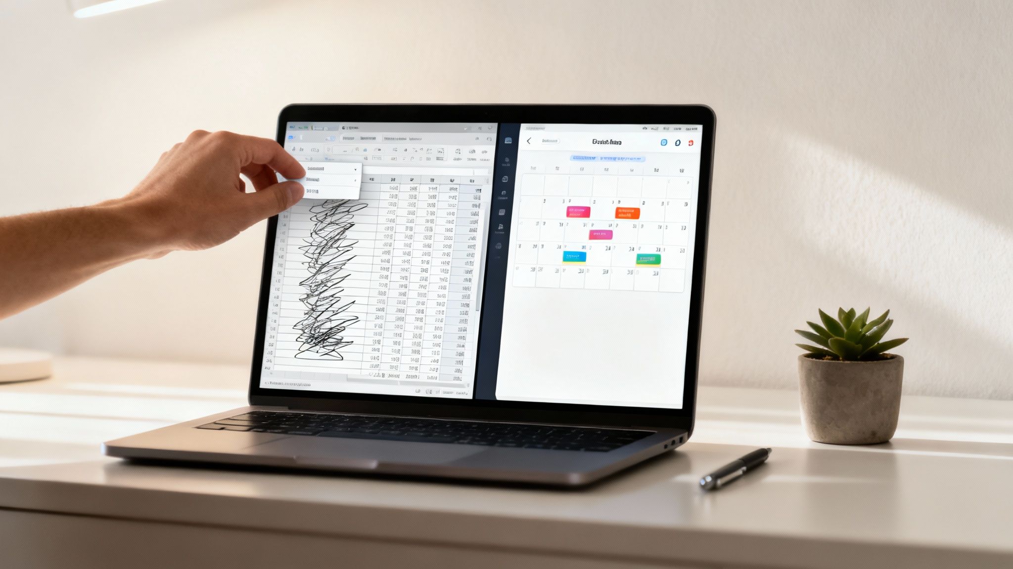 An image of the Google Calendar icon, representing the central tool for this automated workflow.