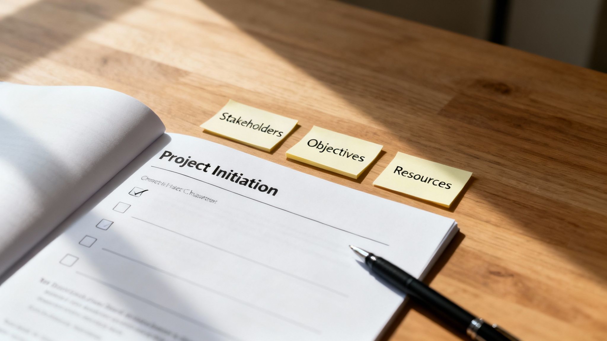 Project Initiation Checklist