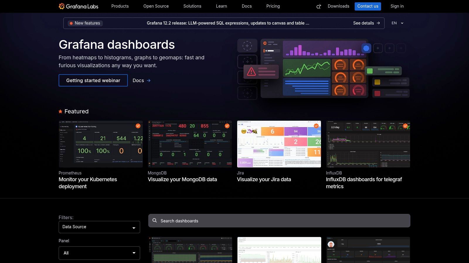 Grafana Dashboards Library
