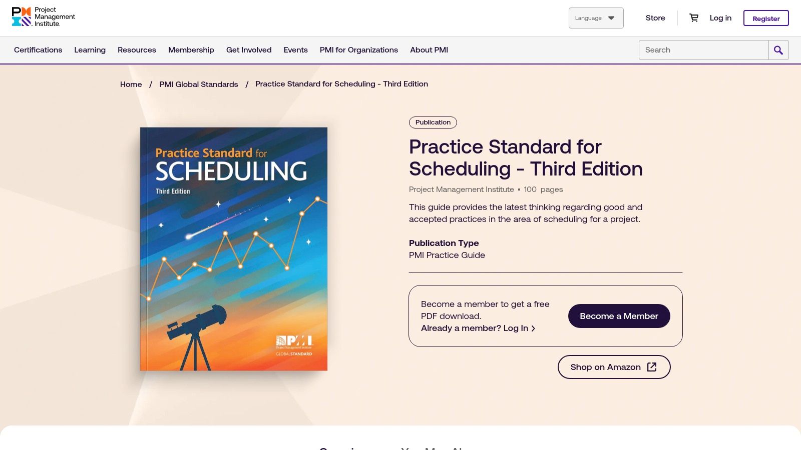 PMI Practice Standard for Scheduling – Third Edition