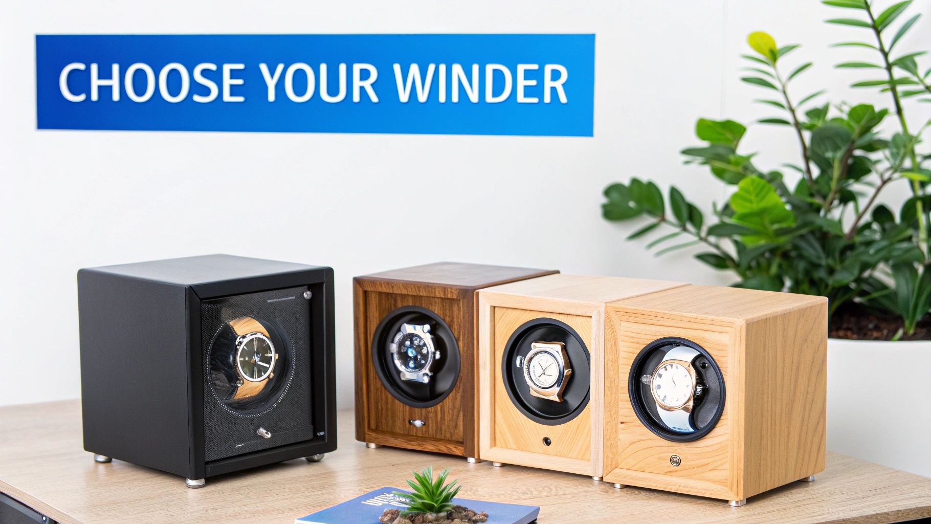 Various watch winder types