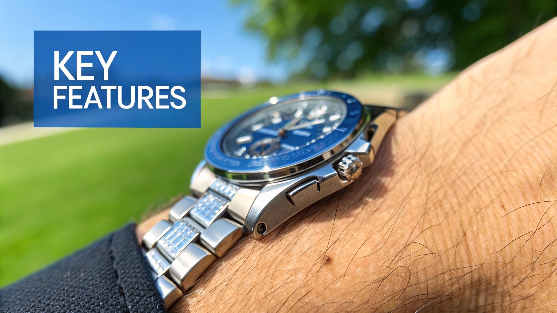 A close-up shot of a luxury watch's intricate movement through its sapphire crystal case back.