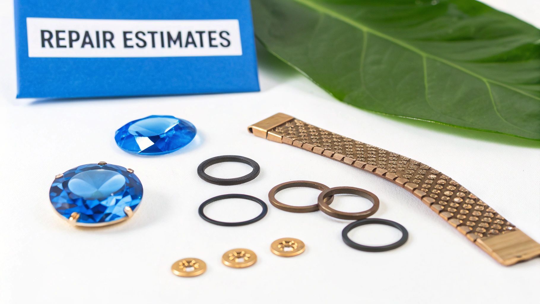 A close-up of a damaged Rolex watch with a cracked crystal, awaiting restoration.