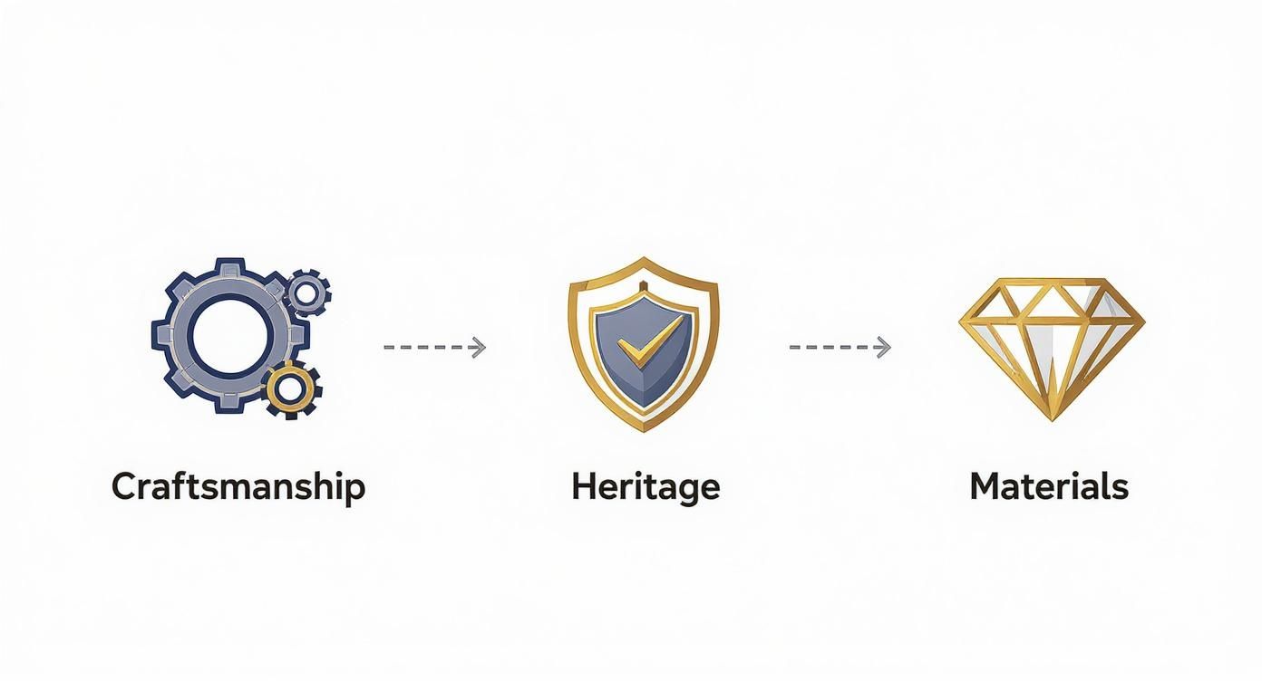 Infographic about best entry level luxury watches