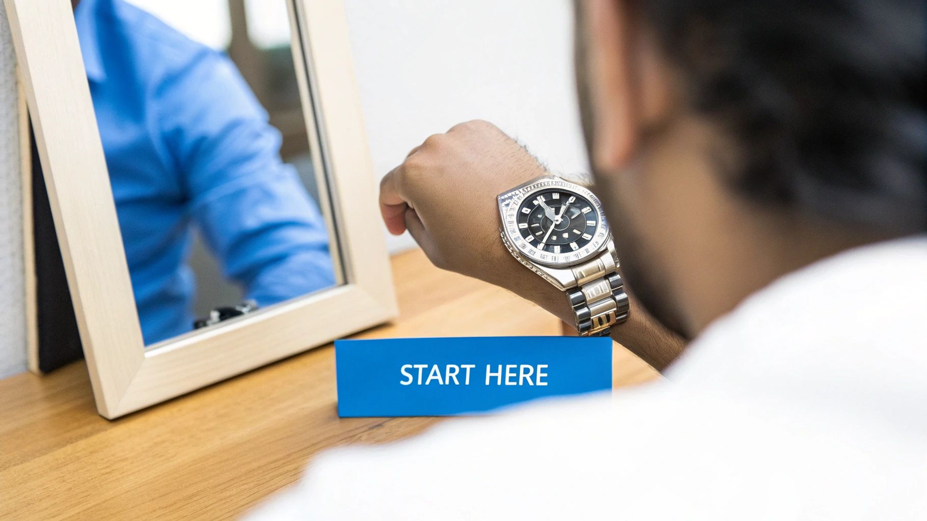 A collection of entry-level luxury watches displayed on a wooden surface, showcasing different styles and brands.