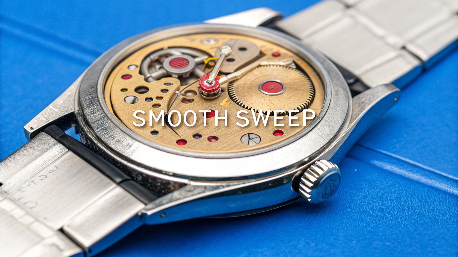 Rolex watch movement close-up