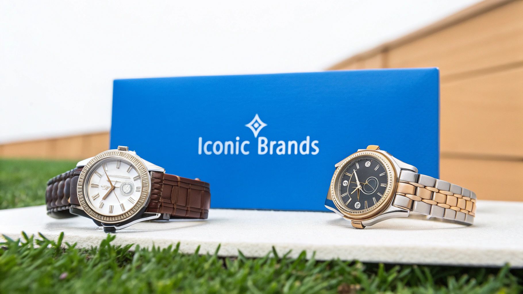 A collection of certified pre owned luxury watches from top brands like Rolex and Omega