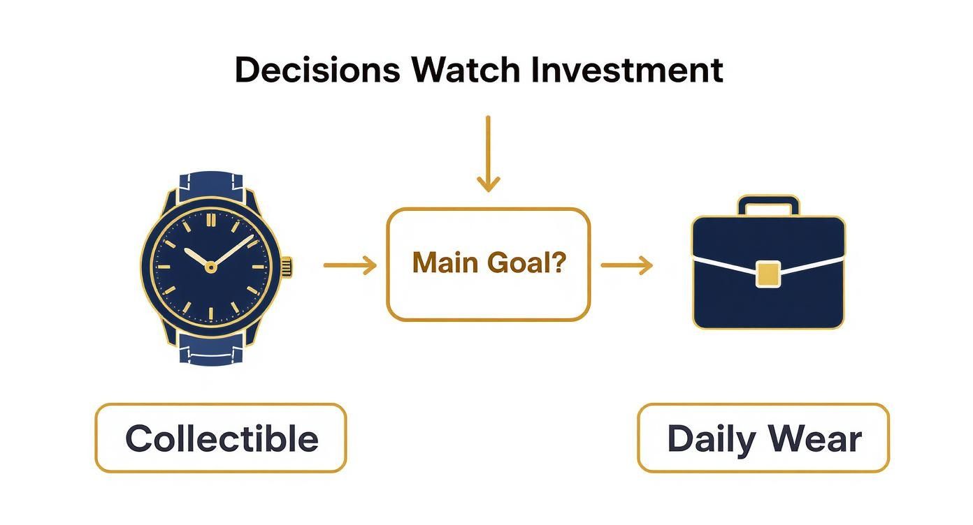 Infographic about omega seamaster vs speedmaster