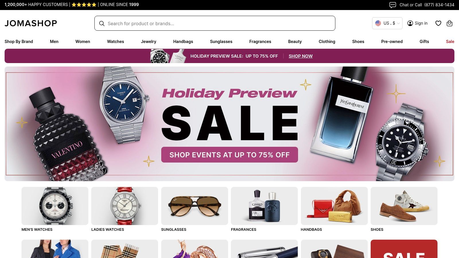 Jomashop (Women’s Watches)