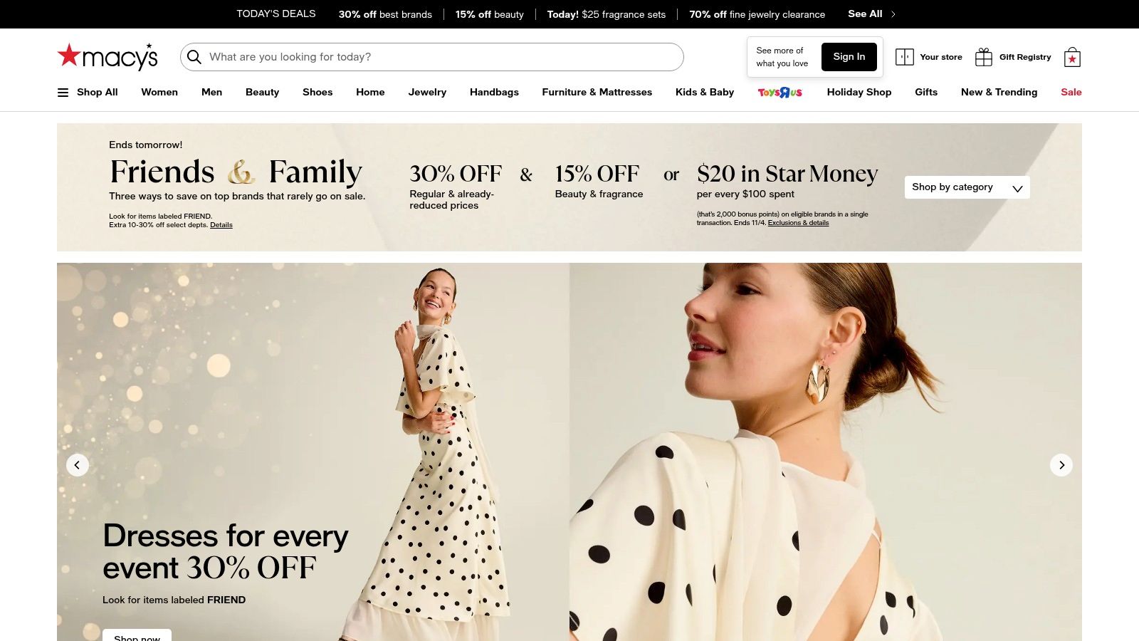 Macy’s (Women’s Watches)