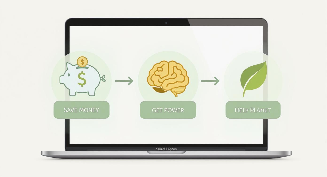 Infographic about used laptop for sale