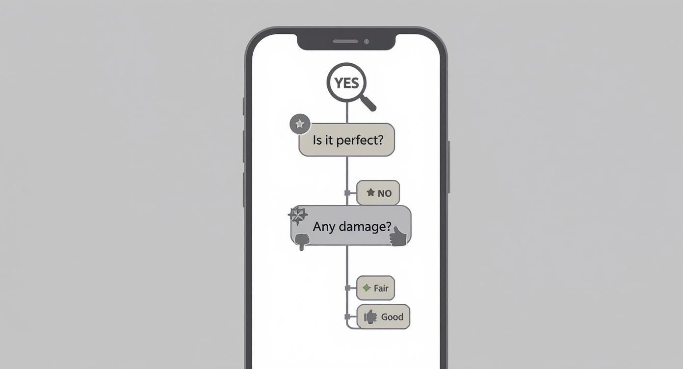 Infographic about trade in phone for cash
