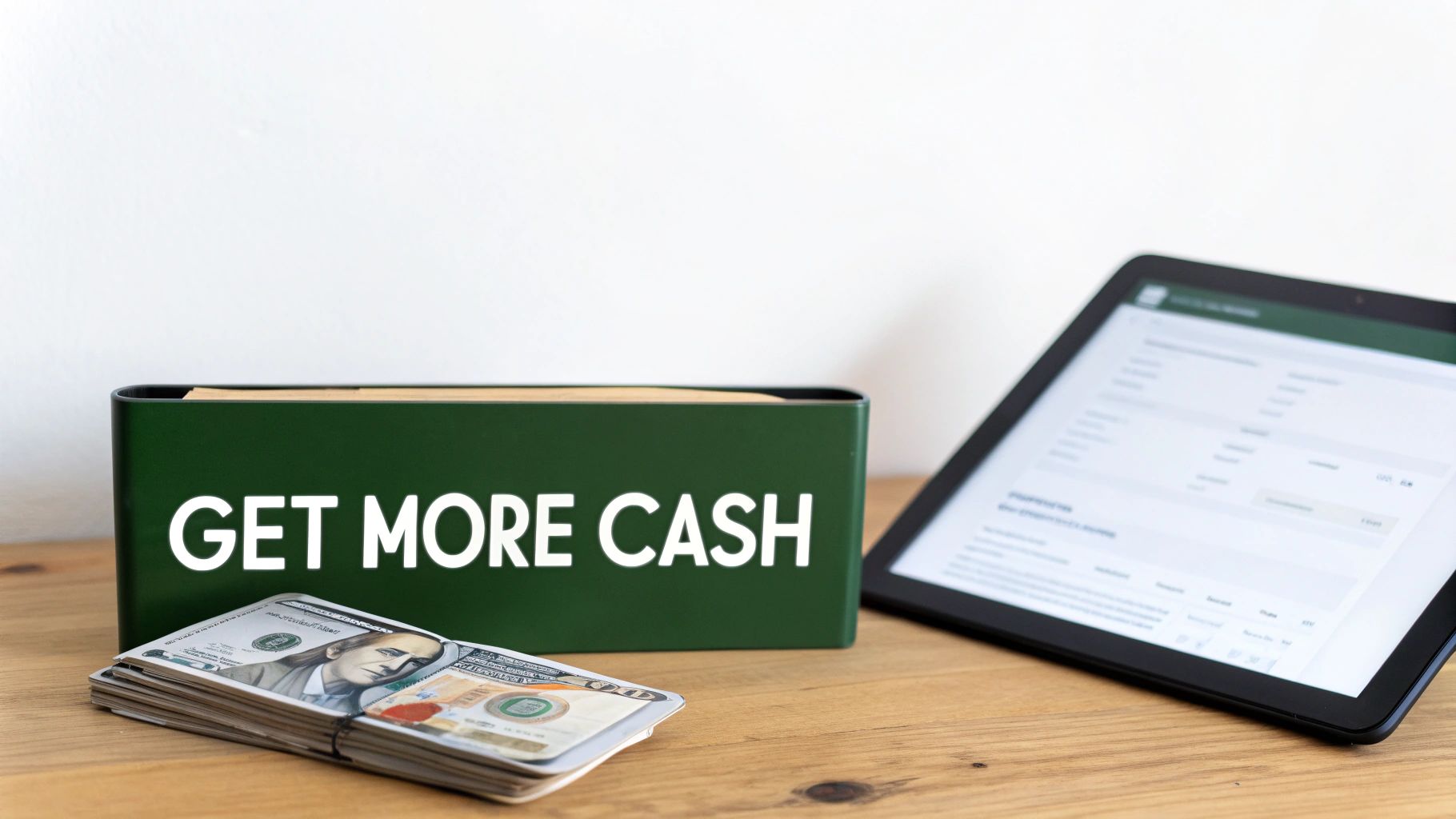 A person comparing Samsung trade-in offers on their laptop and phone.