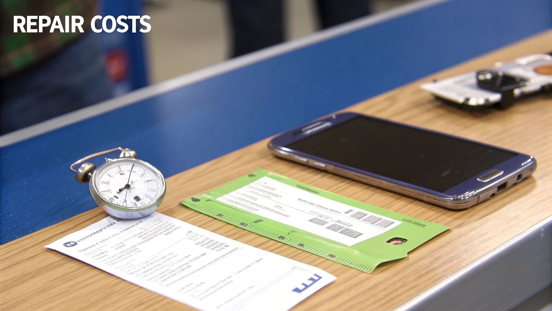 A technician carefully replacing the screen on a Samsung phone in a clean, well-lit workshop in Brisbane.