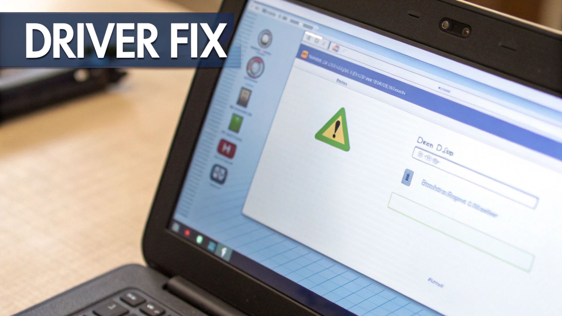 A technician examining the internal components of a laptop, focusing on the motherboard and ports.