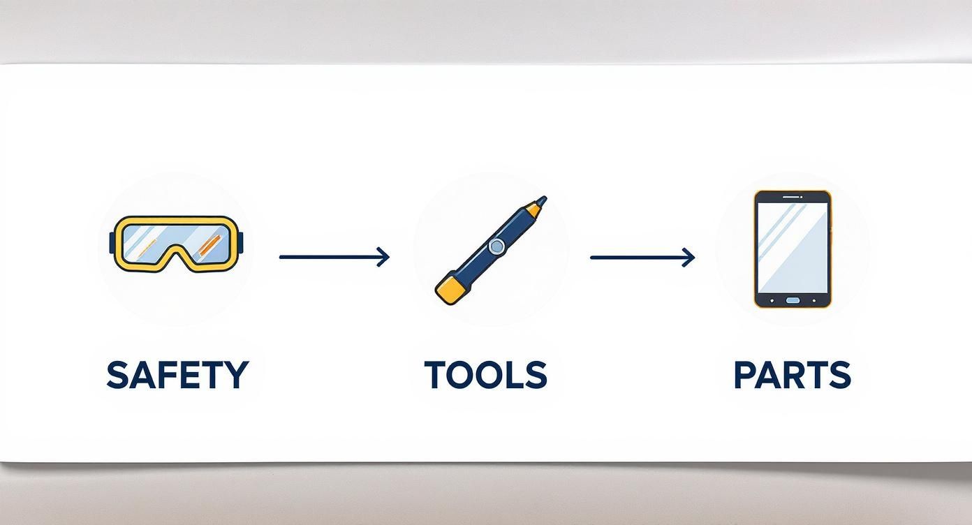 Infographic about iphone back glass repair