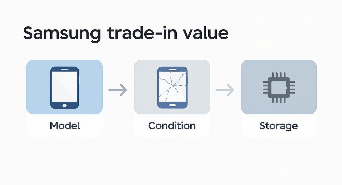 Infographic about samsung trade-in australia