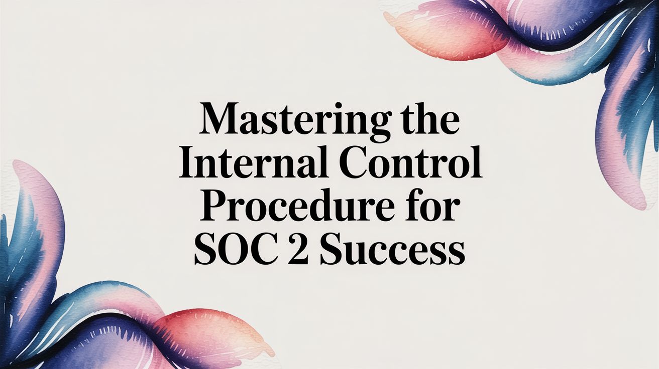Mastering the Internal Control Procedure for SOC 2 Success