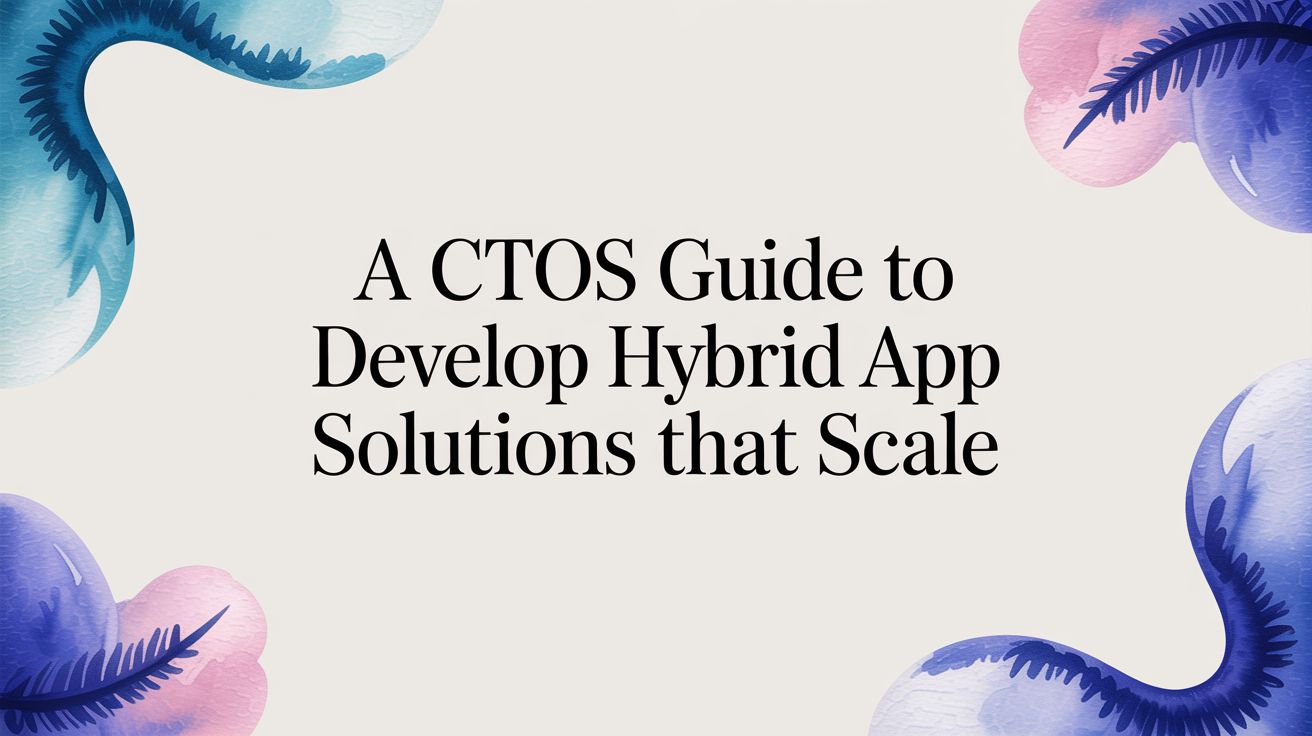 60% of Hybrid App Projects Miss Their ROI Goals. Here's a CTO's Guide to Avoiding It.