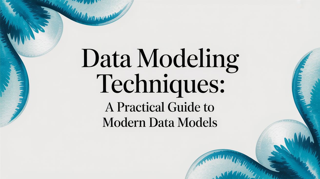 A Practical Guide to Data Modeling Techniques for Modern Data Platforms
