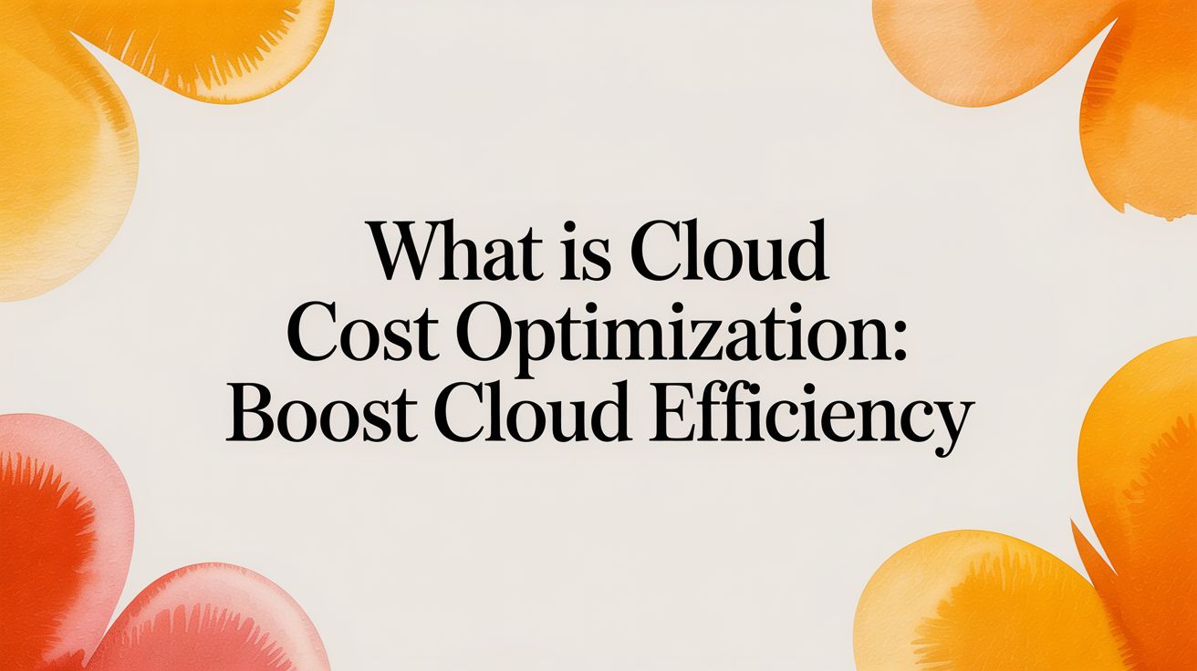 What is cloud cost optimization: Boost cloud efficiency
