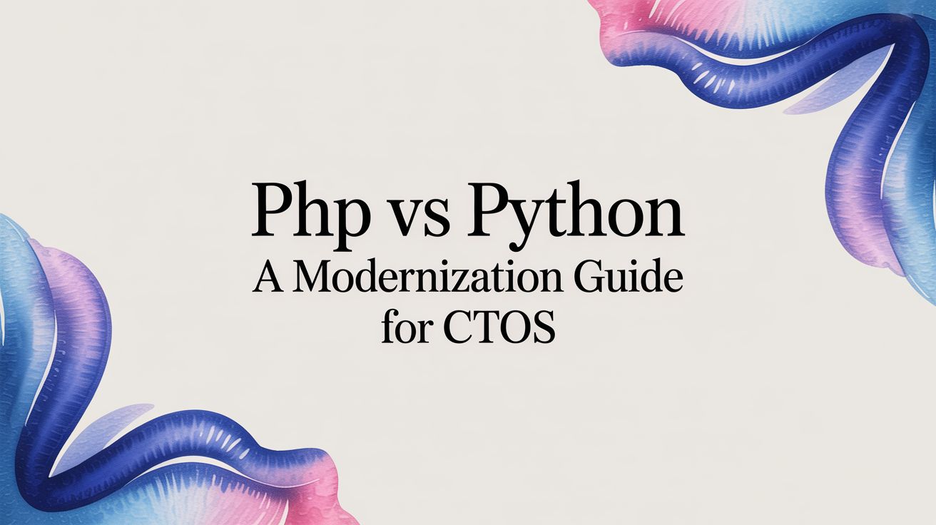 72% of Websites Still Run on PHP. Here's Why a Python Migration is a High-Risk Bet.