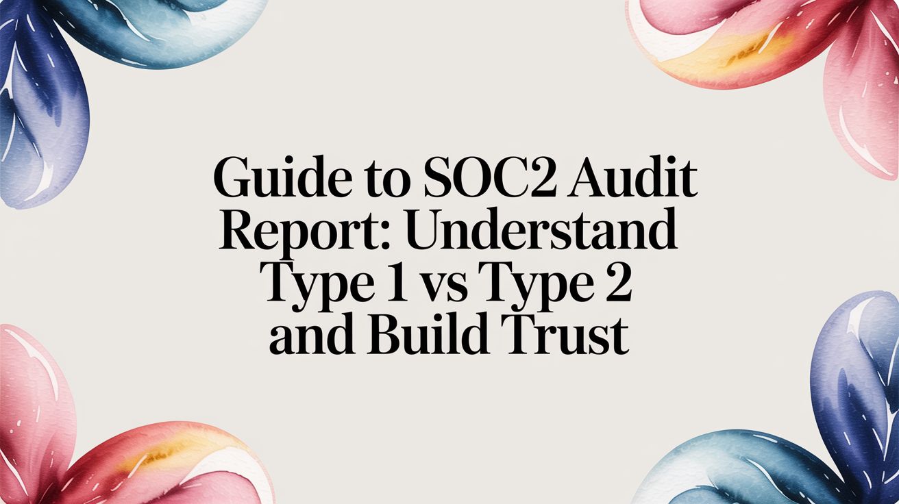 Guide to soc2 audit report: Understand Type 1 vs Type 2 and Build Trust