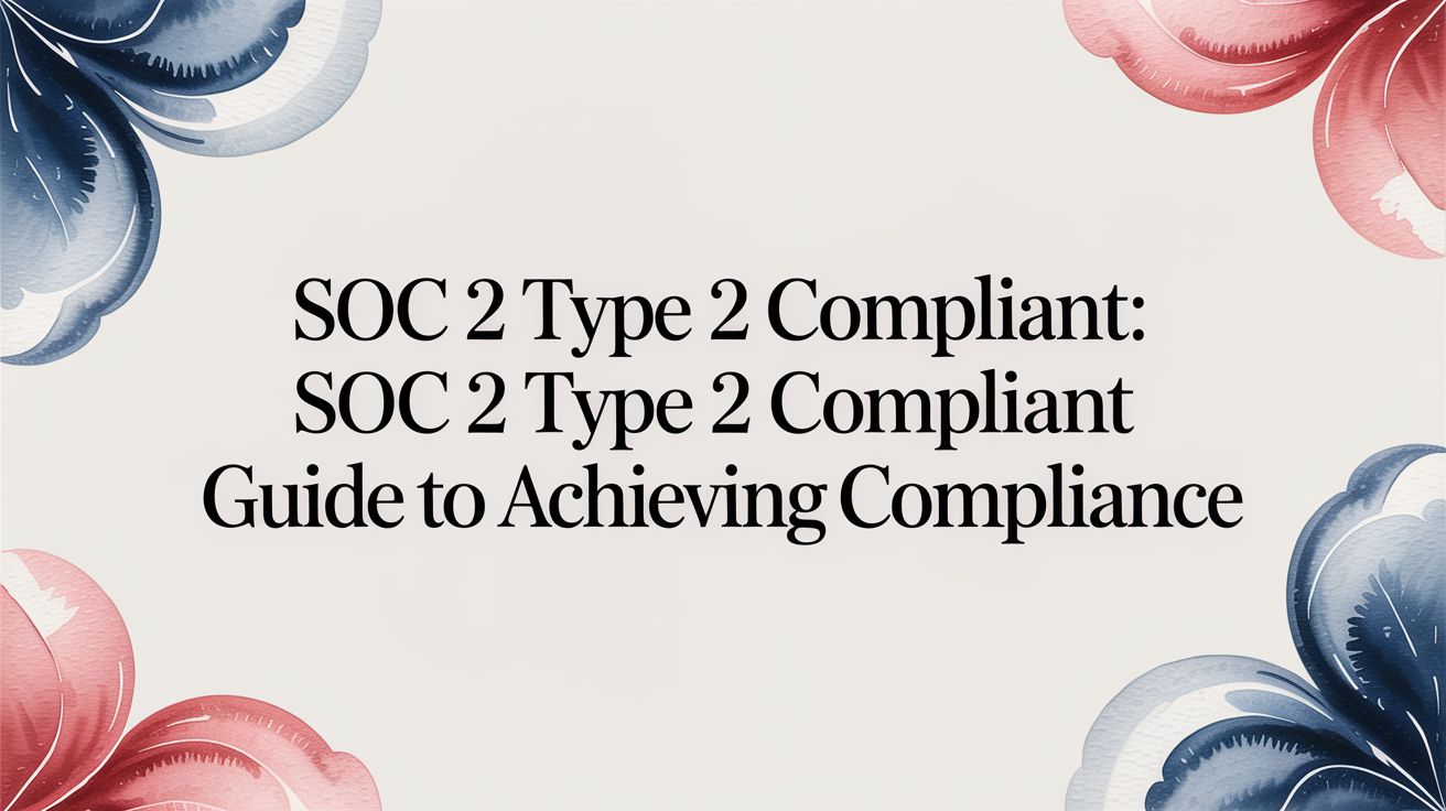 Soc 2 Type 2 Compliant: soc 2 type 2 compliant Guide to Achieving Compliance