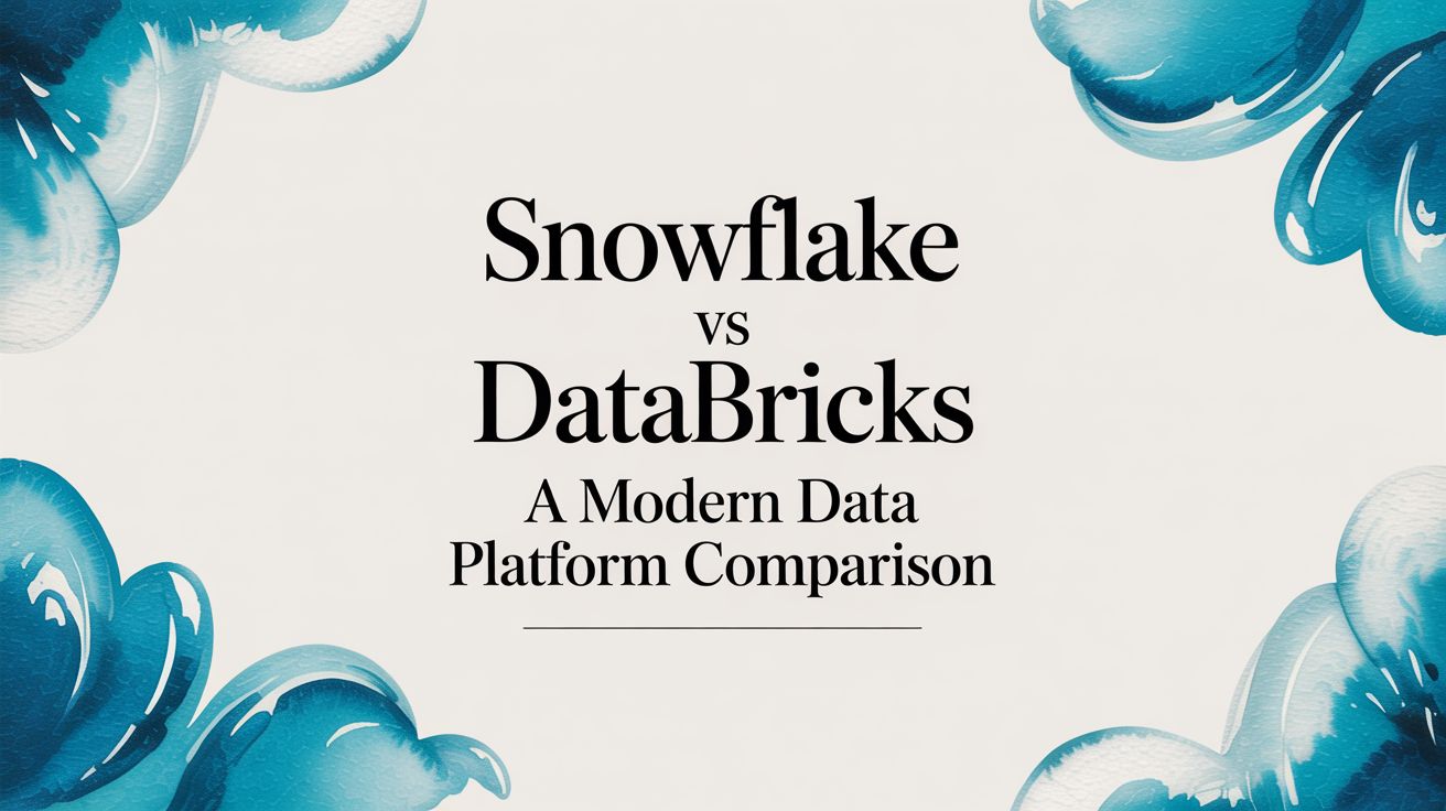 Snowflake vs Databricks: An Objective Data Platform Comparison