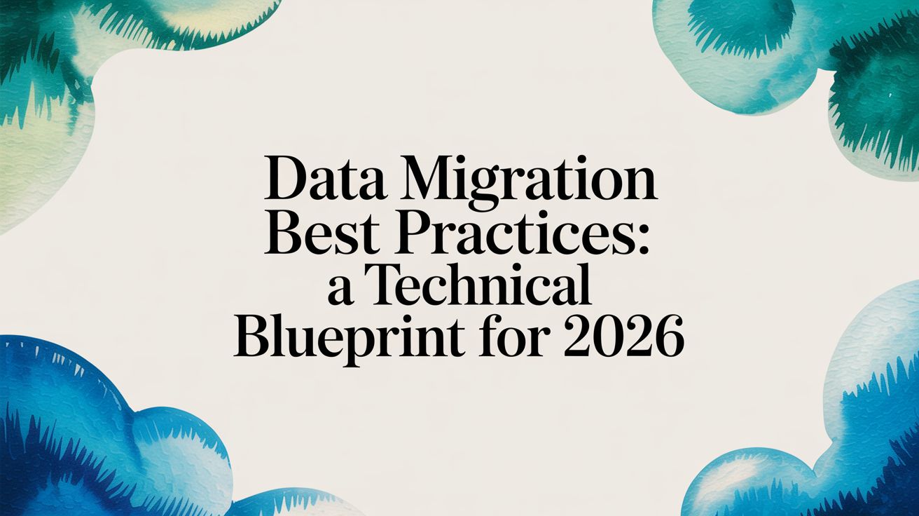 Data Migration Best Practices: A Technical Blueprint for 2026