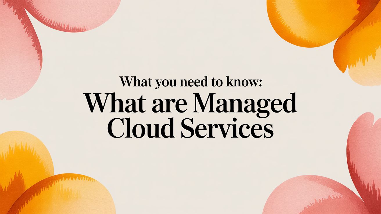What are Managed Cloud Services? A 2025+ Guide to Outcomes, Not Outsourcing