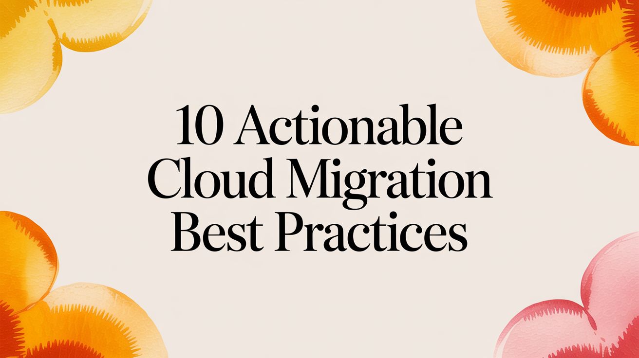 10 Actionable Cloud Migration Best Practices