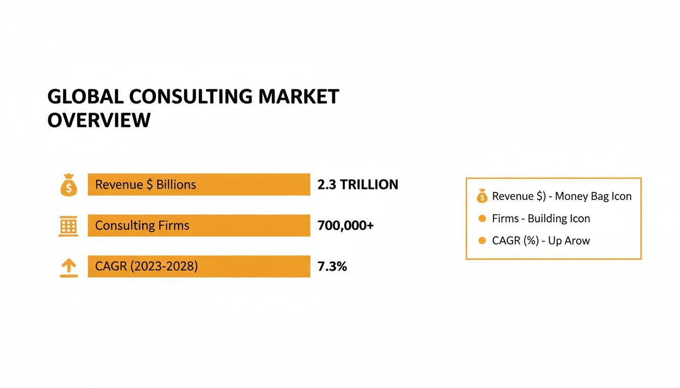 Infographic about project management consultant firms