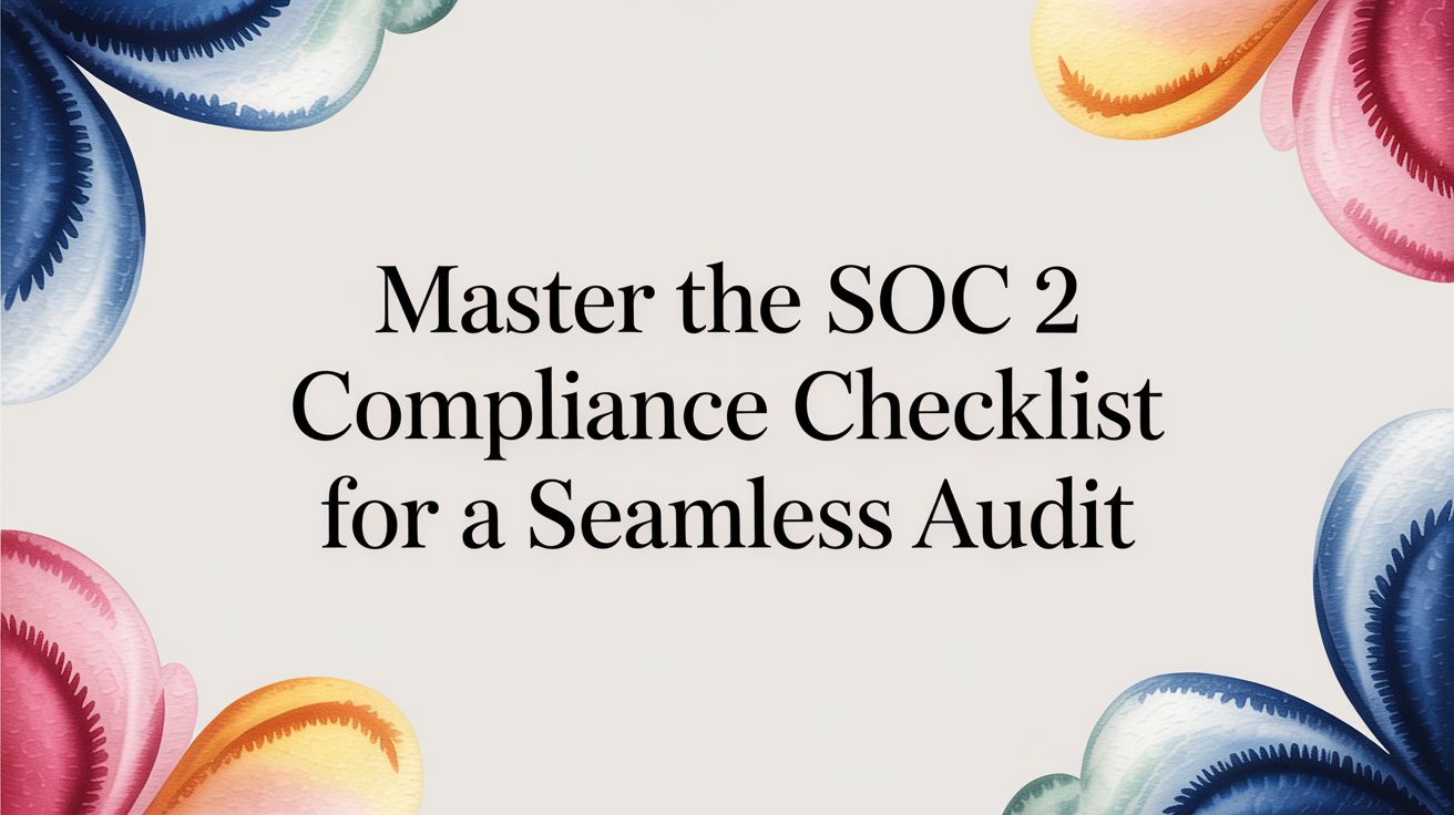 Master the soc 2 compliance checklist for a seamless audit