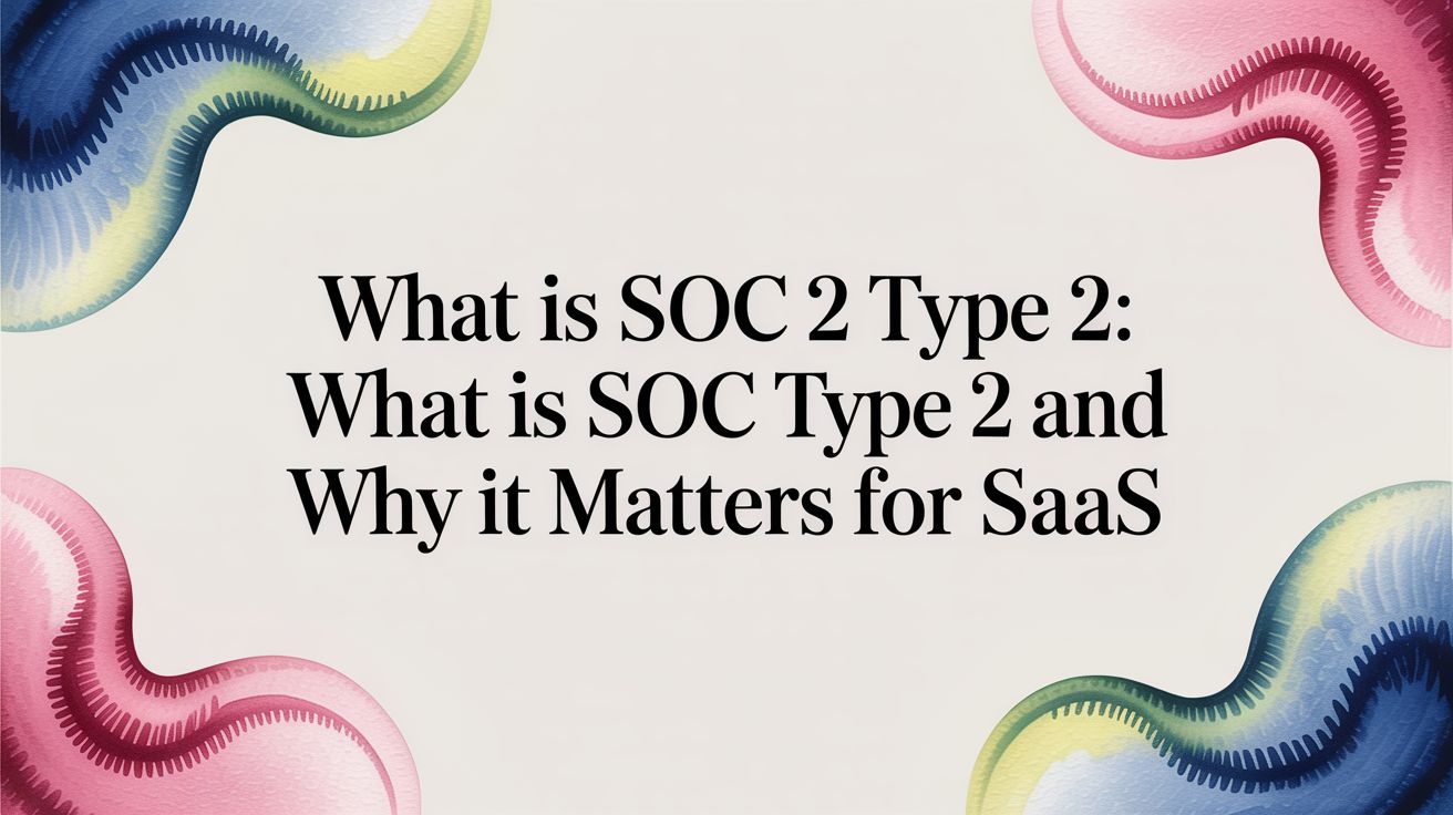 What Is SOC 2 Type 2: what is soc type 2 and Why It Matters for SaaS