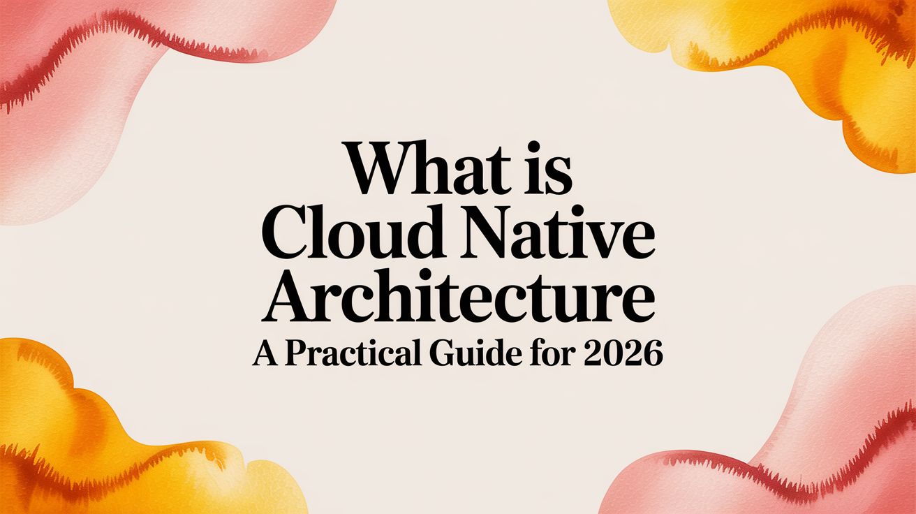 What Is Cloud Native Architecture? An Actionable Guide for 2026+