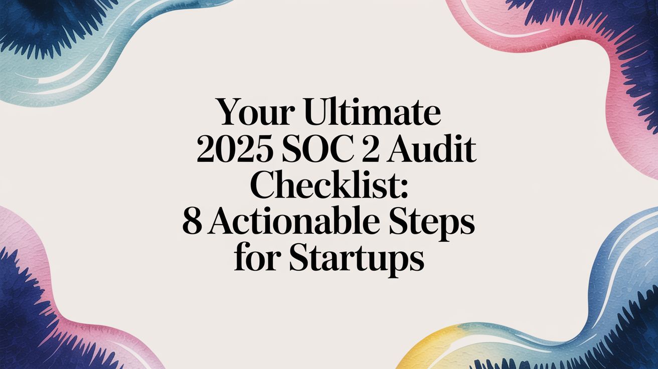 Your Ultimate 2025 SOC 2 Audit Checklist: 8 Actionable Steps for Startups