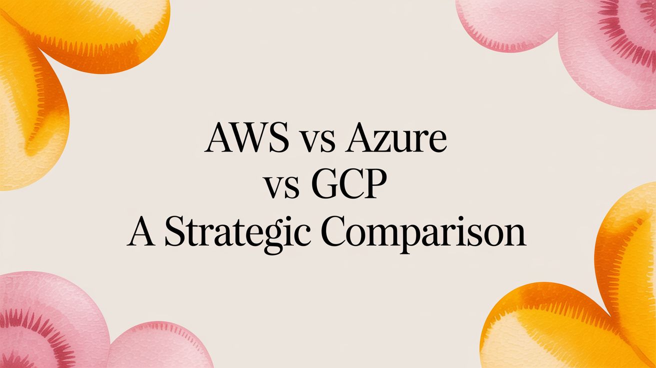 AWS vs Azure vs GCP: A Strategic Comparison