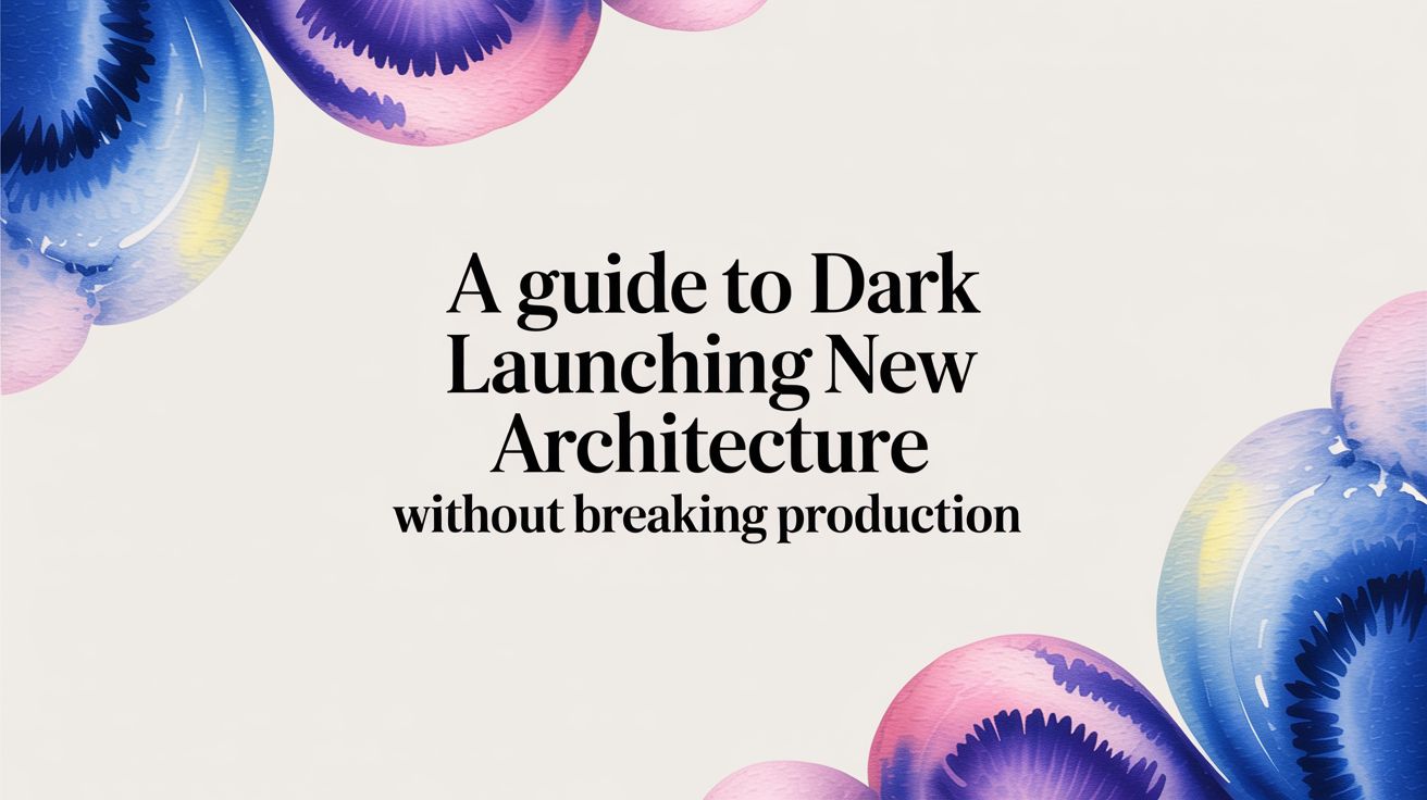 Guide to Dark Launching New Architecture Without Breaking Production
