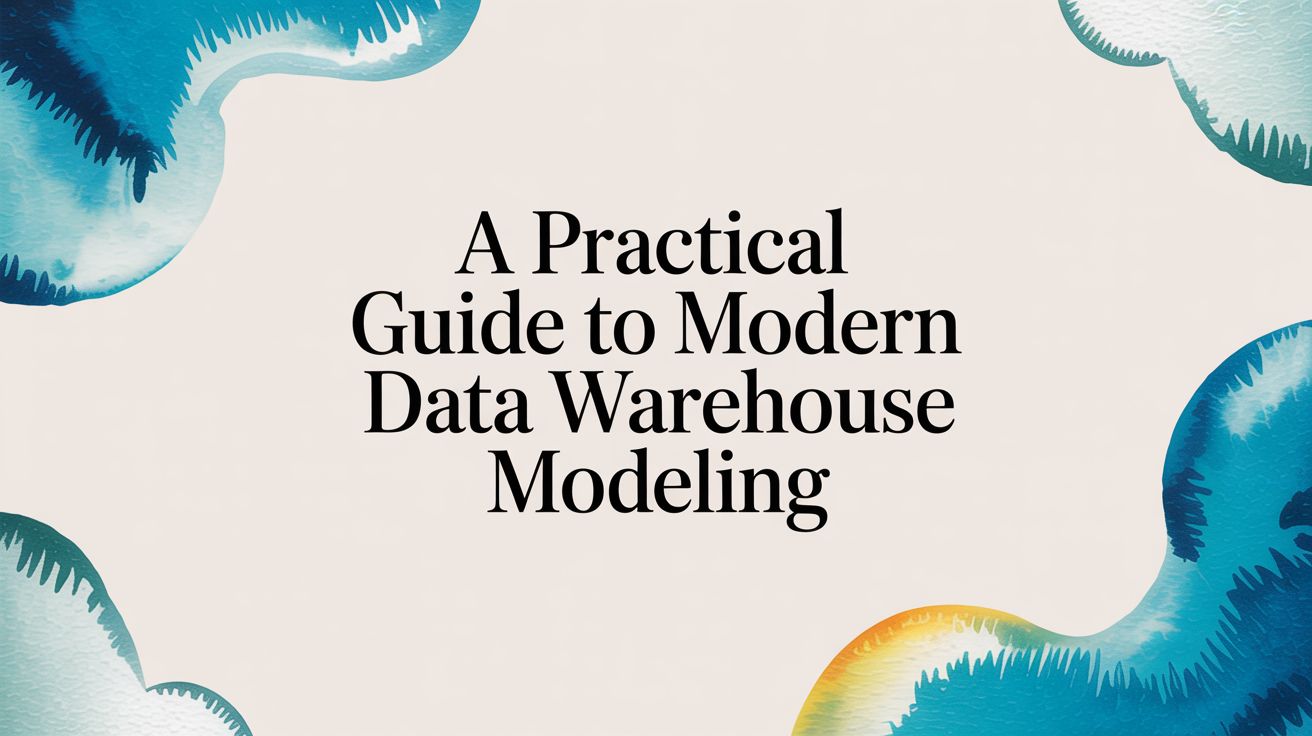 A Practical Guide to Modern Data Warehouse Modeling