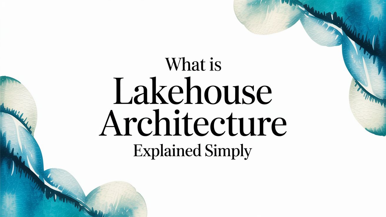 What Is Lakehouse Architecture? A Practical Guide